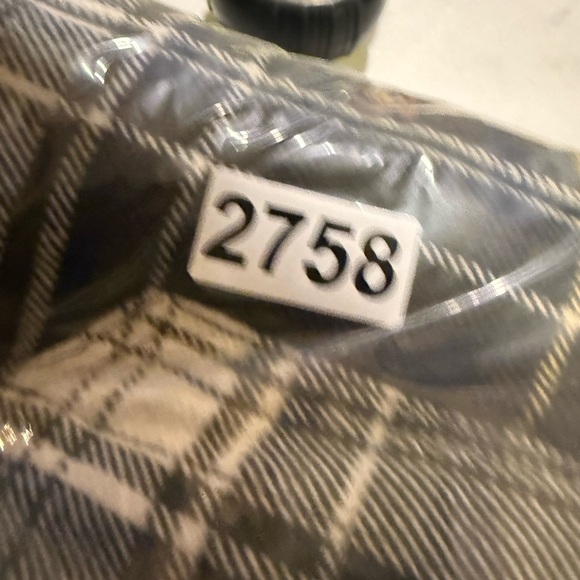 Brahma flannel shirt mens Large green white plaid button up cotton heavy work - Picture 8 of 8